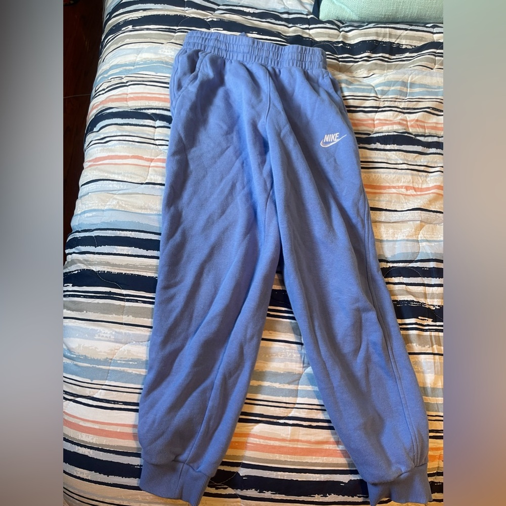 children’s large periwinkle nike sweatpants